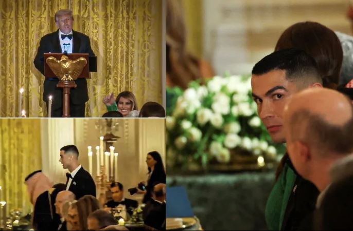 வெள்ளை மாளிகையில் டிரம்ப்பை சந்தித்தார் ரொனால்டோ