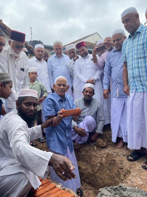 சீனன் கோட்டை-பெருகமலை ஜும்ஆப் பள்ளிவாசல் விஸ்தரிப்புக்கான அடிக்கல் நடும் விழா