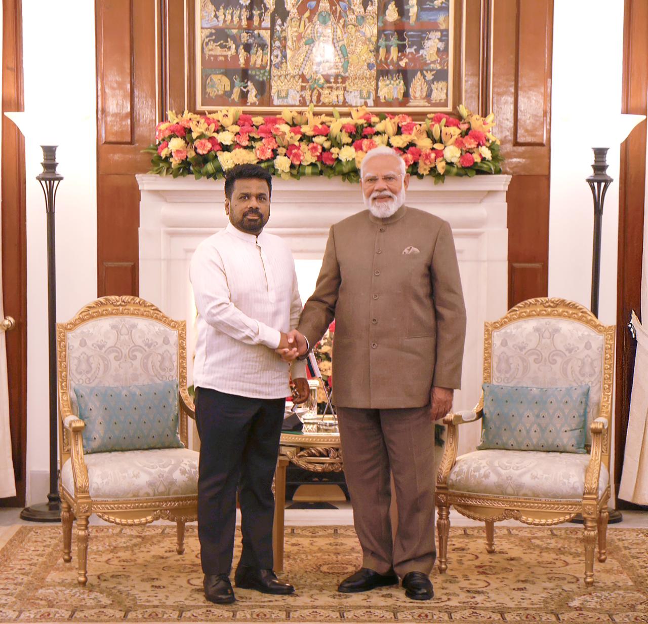 இந்தியப் பிரதமரை சந்தித்தார் ஜனாதிபதி  அநுர