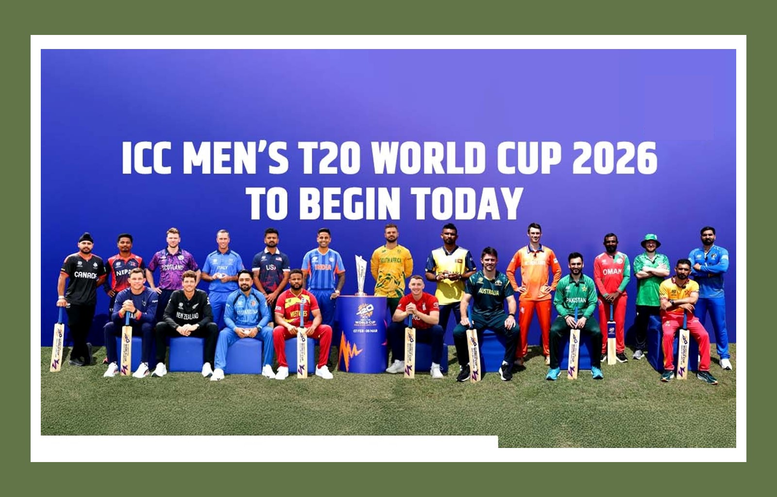 இருபதுக்கு இருபது உலகக் கிண்ண தொடர் இன்று இலங்கை இந்தியாவில் ஆரம்பம்..!