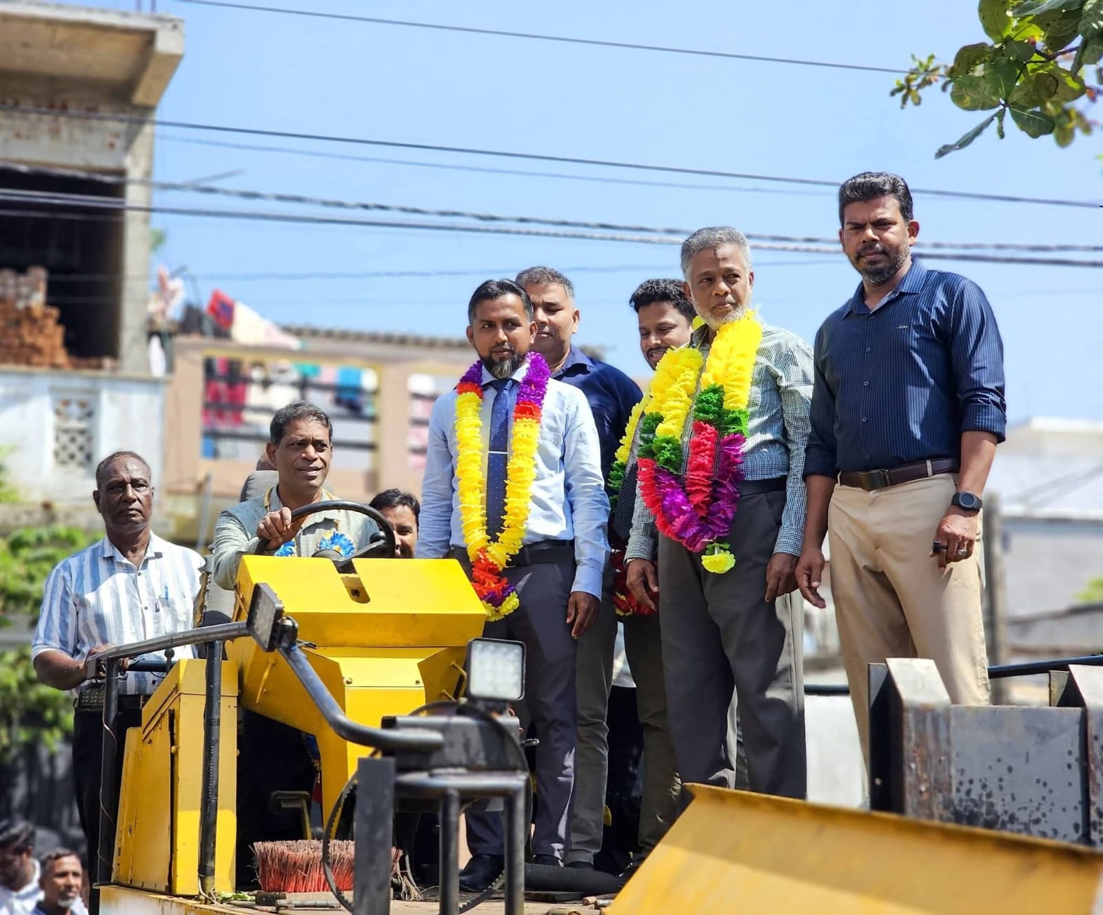 சாய்ந்தமருது கல்யாண வீதி காபட் இடலுக்கான அங்குரார்ப்பண நிகழ்வு