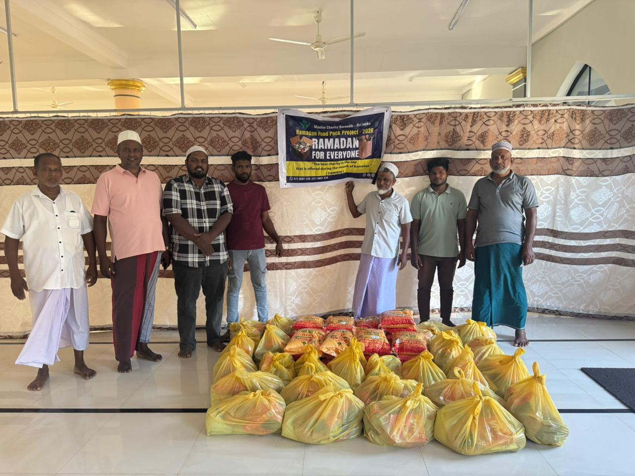 முஸ்லிம் செரிட்டி செரண்டிபின் ரமழான் உலர் உணவு பொதிகள் வழங்கும் நிகழ்வு நல்லாந்தழுவையில்