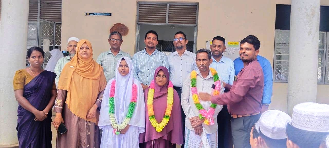 17 ஆண்டுகளுக்குப் பிறகு தேசிய மட்டத்திற்குத் தெரிவான அஸ்ஸிராஜ் பாடசாலை மாணவி