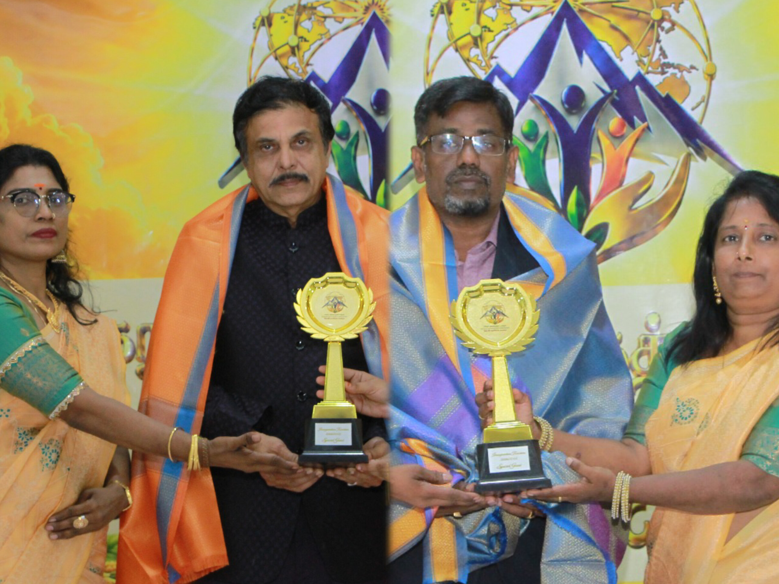 கொழும்பு சிகரம் அபிவிருத்தி மன்றத்தினால் கலாநிதி எஸ்.எம். ரஸ்மி ரூமி கலாநிதி மீரான் ஜீ. ஆகியோருக்கு சிறப்பு விருது வழங்கி கௌரவிப்பு