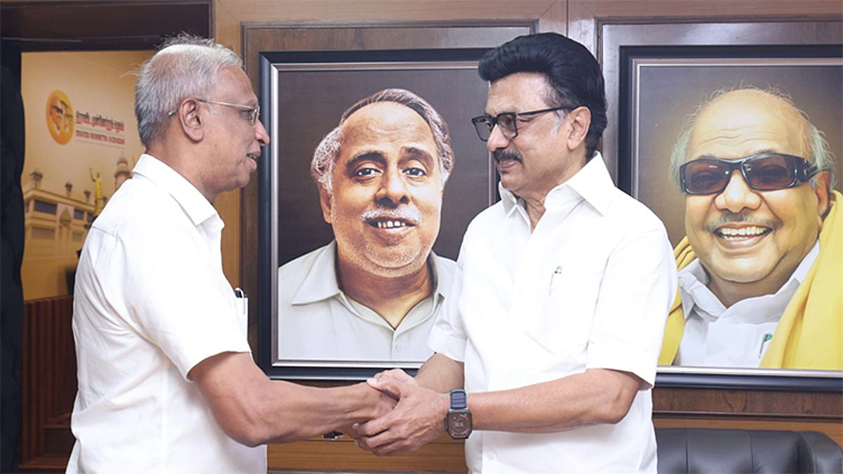 மு.க.ஸ்டாலின் சுமந்திரன் எம்.பி.சந்திப்பு