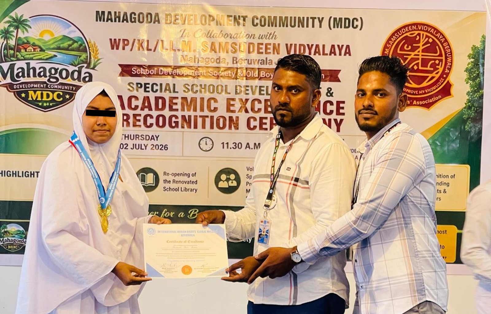 மஹகொடை அபிவிருத்திச் சமூகத்தின் கல்வி மேம்பாட்டுத் திட்டங்கள் ஆரம்பம்..! புனரமைக்கப்பட்ட ஆய்வுகூடம், வாசிகசாலை மீள்திறப்பு..!மாணவர்கள், ஆசிரியர்கள் கௌரவிப்பு..!