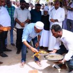 மண்கும்பான், வெள்ளக் கடற்கரை ஜும்ஆப் பள்ளிவாசலின் மீள்கட்டுமானப் பணிகளுக்கு அடிக்கல் நடும் நிகழ்வு
