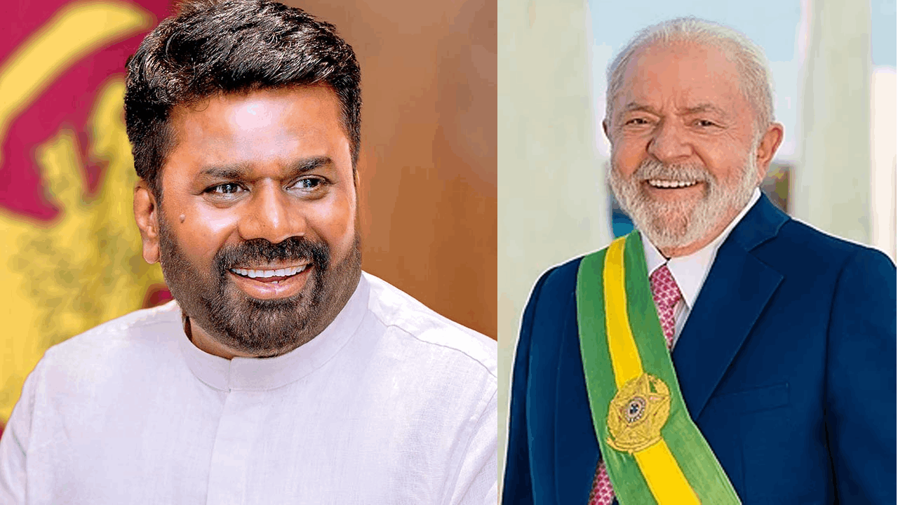 பிரேசில் ஜனாதிபதி லூலா டா சில்வாவிற்கு அநுர வாழ்த்து